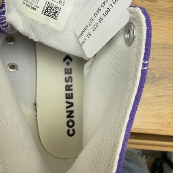 New Converse All Star For women size 9 High Top Electric Purple - Picture 10 of 11